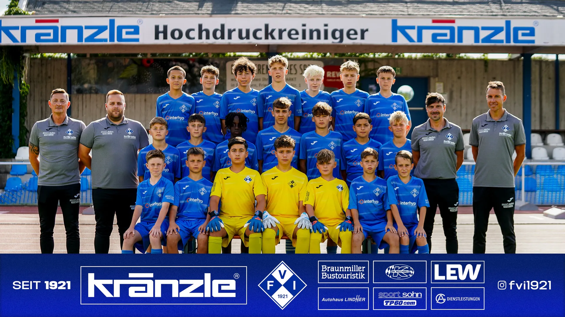 Mannschaftsfoto U14 - BFV-Förderliga Südwest