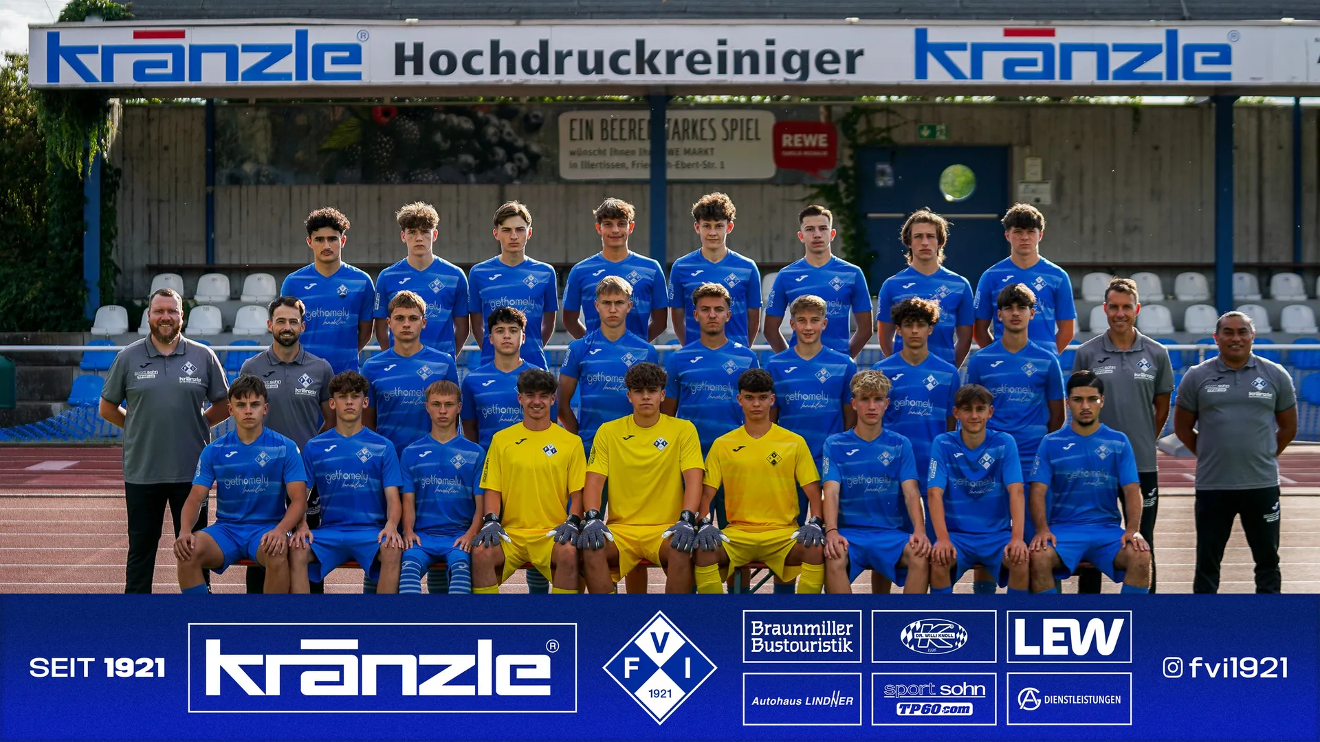 Mannschaftsfoto U17 - Bezirksoberliga Schwaben