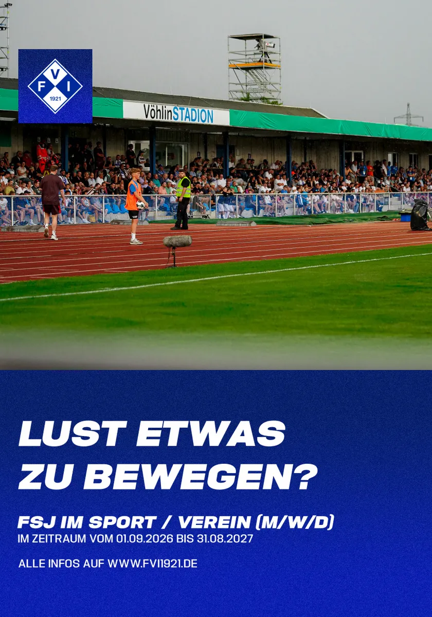 Lust etwas zu bewegen? Wir suchen DICH! FSJ Sport/ Verein