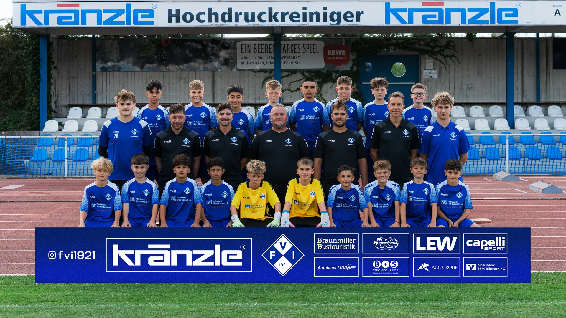 Mannschaftsfoto U13 - BFV-Förderliga Südwest