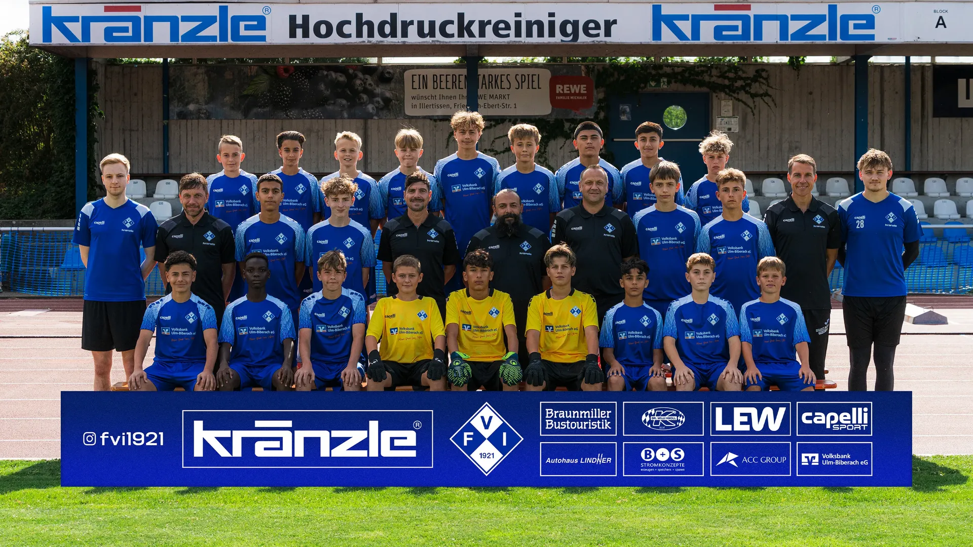 Mannschaftsfoto U14 - BFV-Förderliga Südwest
