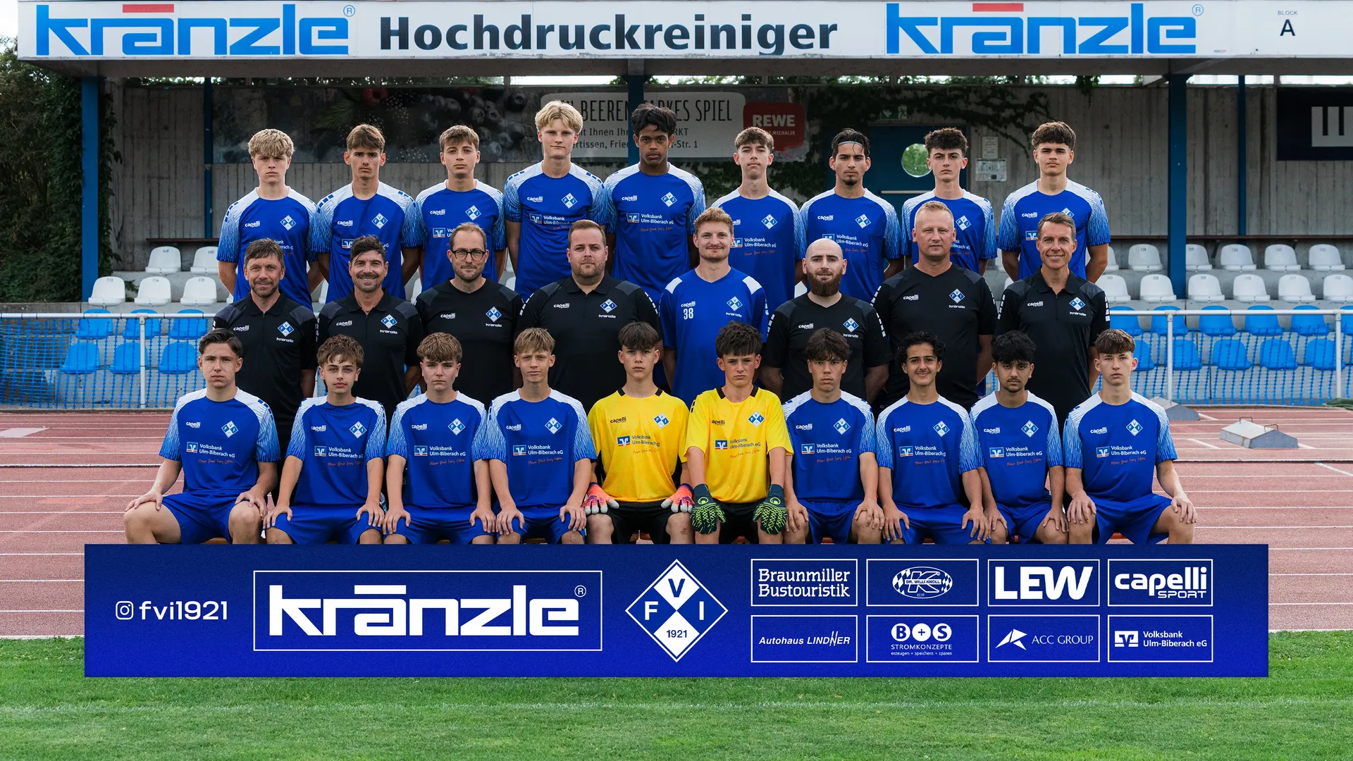 Mannschaftsfoto U16 - BFV-Förderliga Südwest