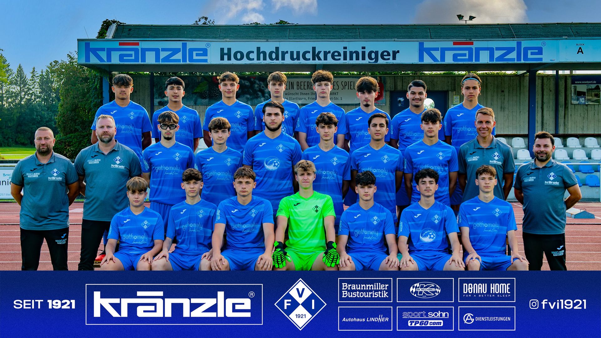 Mannschaftsfoto U17 - Bezirksoberliga Schwaben