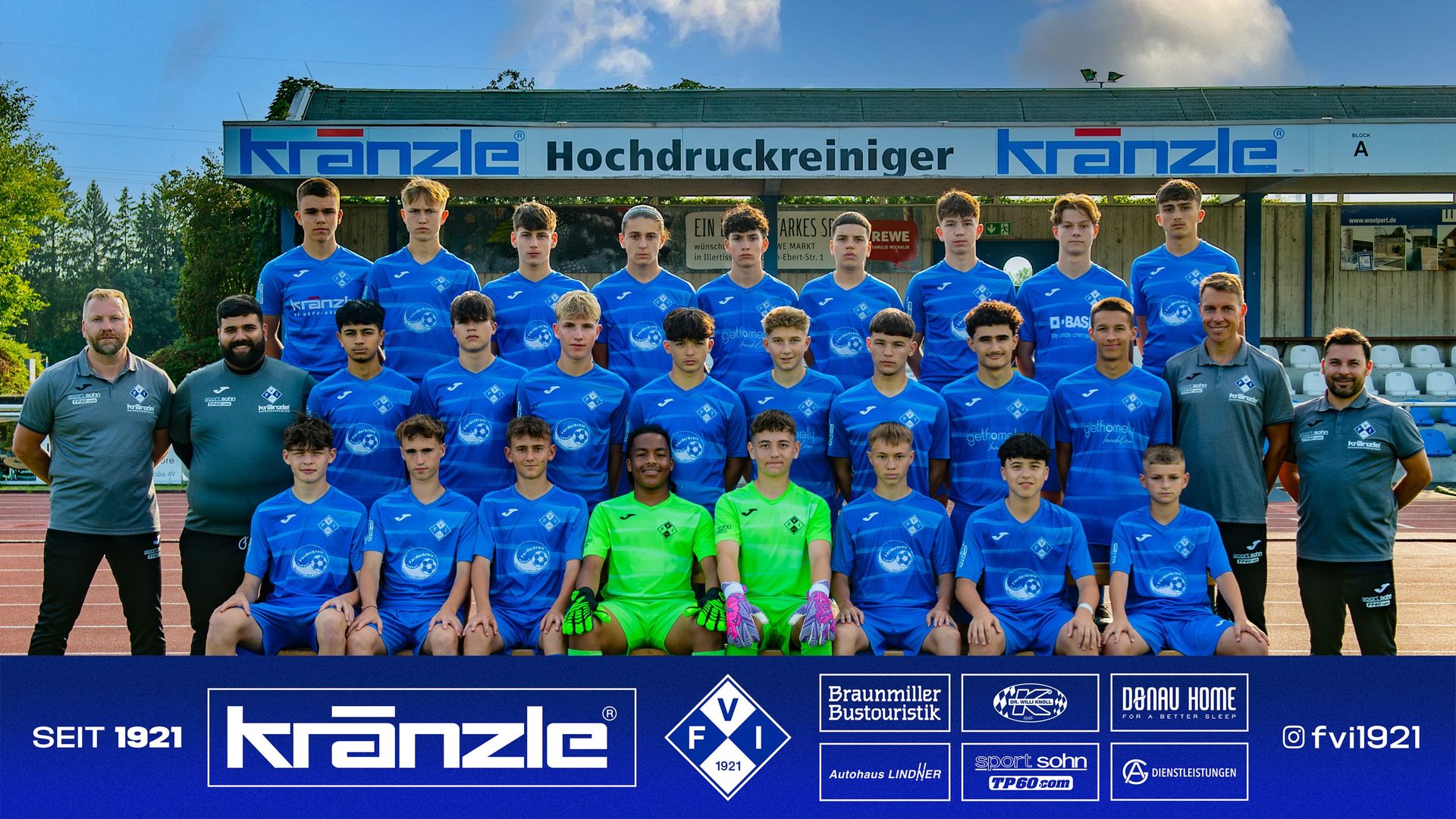 Mannschaftsfoto U16 - BFV-Förderliga Südwest